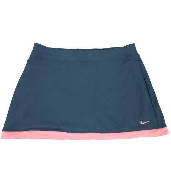Nike Skort Skirt Medium 8-10 Gray Athletic Tennis Workout Skirt Athletic Gym - Picture 1 of 4